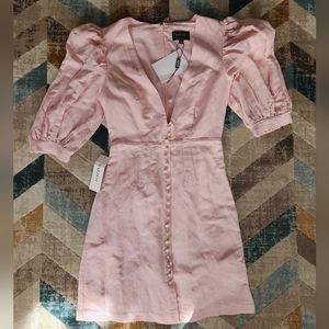 NWT Bardot Talullah Mini Pastel Pink Dress